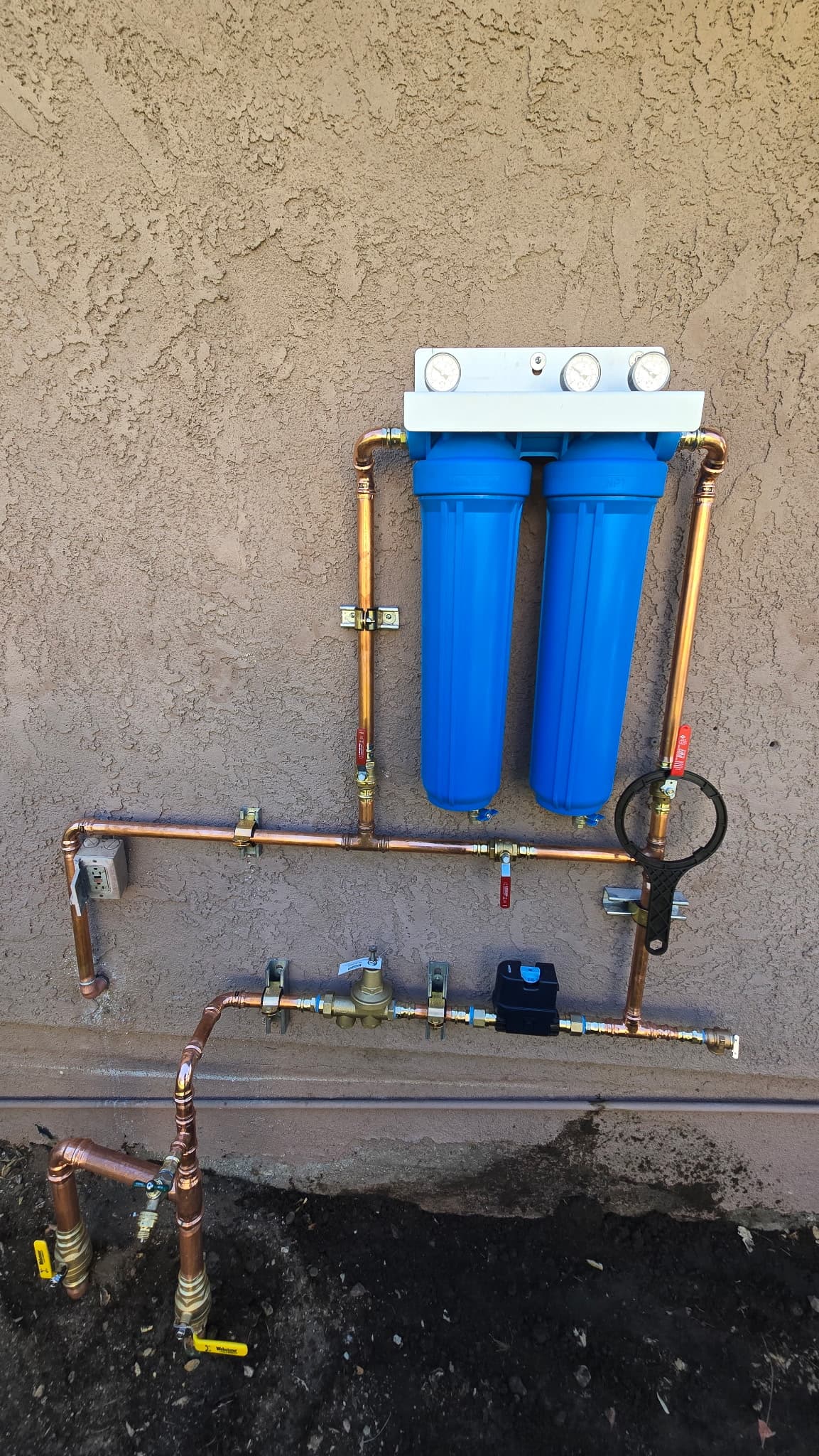 Photo of completed plumbing work — placeholder until real photo is added